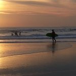Surfer at Sunset